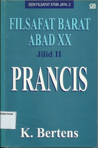 Image of Filsafat Barat Abad XX Jilid II Prancis