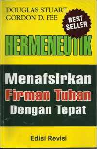 Image of Hermeneutik : Menafsirkan Firman Tuhan Dengan Tepat
