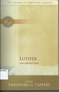Image of The Library Of Christian Classics : Luther