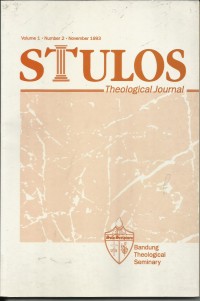 Image of Stulos Theological journal Vol. 1 No. 2