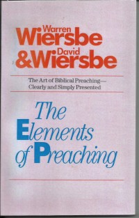 Image of The Elements Of Preaching