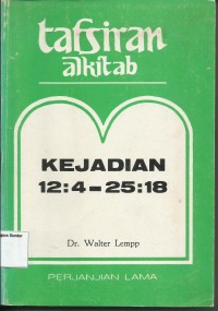 Image of Tafsiran Alkitab Kejadian 12:4 - 25:18