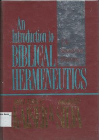 Image of An Introduction To Biblical Hermeneutics