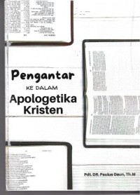Image of Pengantar Ke Dalam Apologetika Kristen