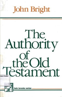 Image of The Authority of The Old Testament